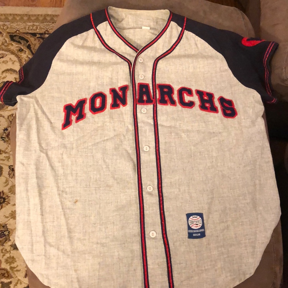 Through back Kansas City Monarch Jersey